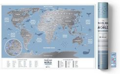 Zdjęcie Mapa Zdrapka Świat Travel Map Weekend World - Września