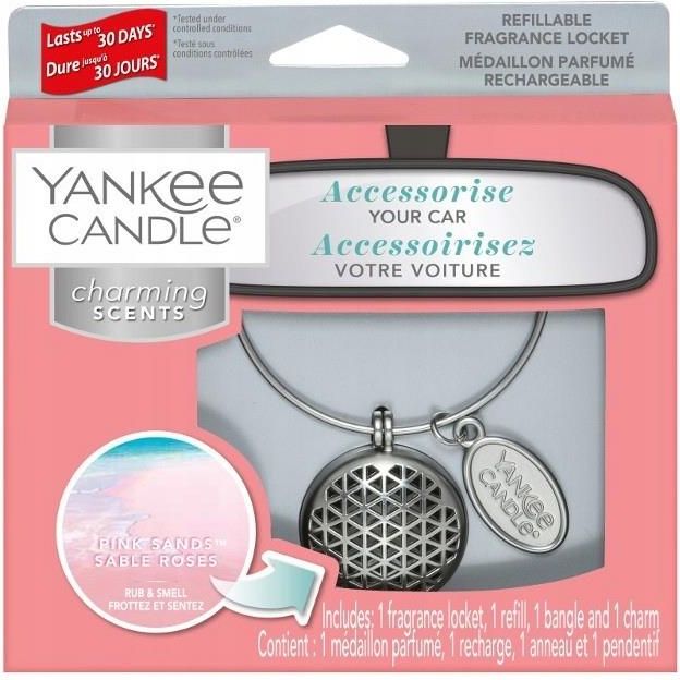 Yankee Candle Zapach Do Auta Charming Scents Geometric Zestaw Z Pink
