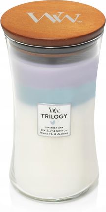 Woodwick Candle Trilogy 609,5g Duża Świeczka Zapachowa