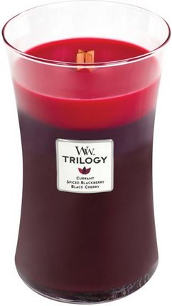 Woodwick Candle Trilogy Zapachowa Świeca Duża Sun Ripened Berries (665)