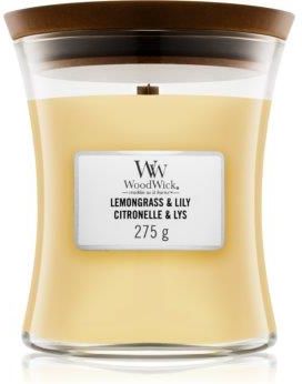 Woodwick Candle Świeca Zapachowa Średnia Lemongrass&Lilly (Ww009)