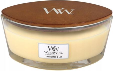 Woodwick Candle Świeca Zapachowa Hearthwick Lemongrass&Lilly (Ww026)