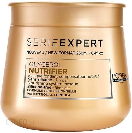  "L'Oreal Serie Expert Glicerol Nutrifier" kaukė sausiems ir dehidruotiems plaukams 250ml
