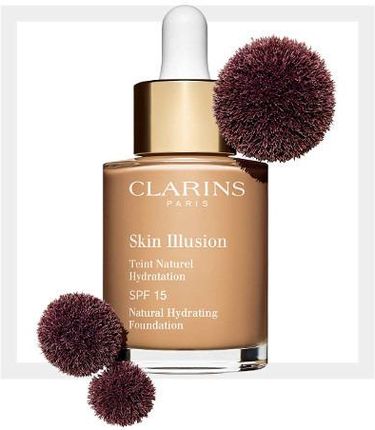 Clarins Skin Illusion Natural Hydrating Foundation Podkład Nawilżająco-Rozświetlający Spf 15 30 ml 110 Honey
