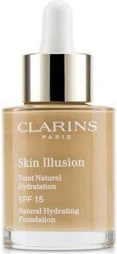 Clarins Skin Illusion Natural Hydrating Foundation Podkład Nawilżająco-Rozświetlający Spf 15 30 ml 112 Amber