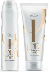 Wella Oil Reflections Zestaw przywracający włosom blask szampon 250ml + odżywka 200ml