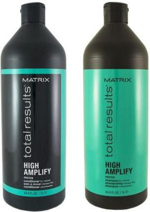 Matrix Total Results High Amplify Zestaw nadający objętość szampon 1000ml + odżywka 1000ml