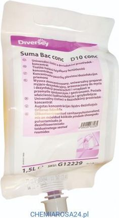Suma Bac conc D10 conc 1,5L do mycia i dezynfekcji powierzchni