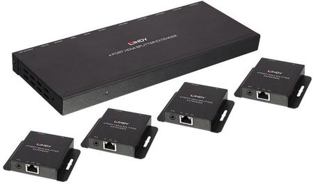 Lindy 38155 4-portowy rozdzielacz HDMI z rozdzielaczem IR do 50m (ly38155)