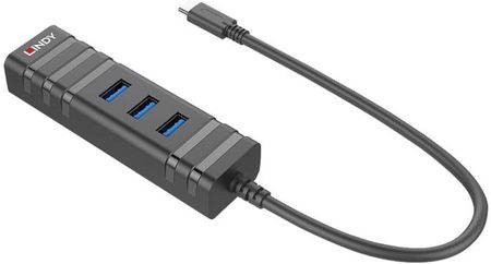 Lindy 43249 Rozdzielacz USB 3.1 z Gigabit Ethernet (ly43249)