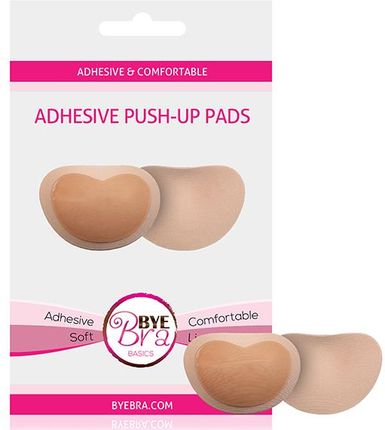 Wkładki push-up - Bye Bra Adhesive Push-Up Pads Nude