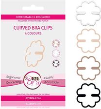 Zdjęcie Ściągacze do ramiączek - Bye Bra Curved Bra Clips Nude (2x) & Brown & Black & White - Rybnik