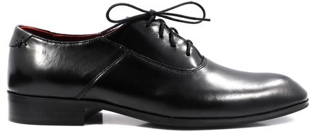 Wiedenki - oksfordy - czarne obuwie męskie T69