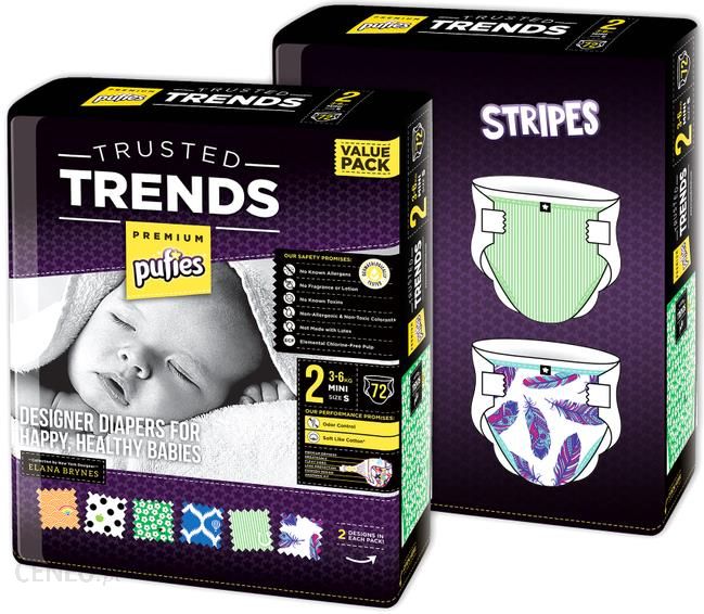 Solar eclipse celestial moron Pufies Pieluchy Trusted Trends 2 Mini Value Pack Stripes Baby 144Szt -  Ceneo.pl