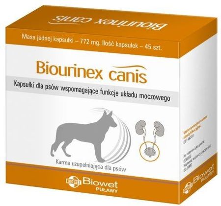 Biowet Puławy Biourinex Canis 40 Kapsułek