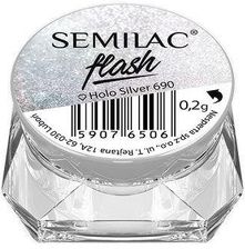 Zdjęcie Semilac Flash Holo Pyłek Do Paznokci 690 Holo Silver 0,2G - Mikołów