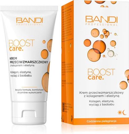 Krem Bandi Boost Care przeciwzmarszczkowy z kolagenem i elastyną na dzień i noc 50ml