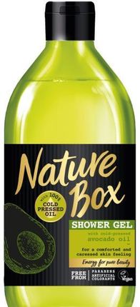 Nature Box Avocado Oil Shower Gel 385ml Żel pod prysznic z olejem z awokado