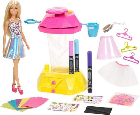 Barbie Lalka Crayola Zrób To Sama: Studio Konfetti Frp02