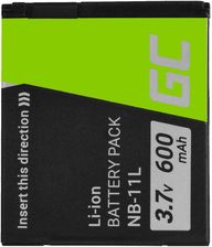 Green Cell Zamiennik NB-11L do Canon PowerShot 3.7V 600mAh (CB65)