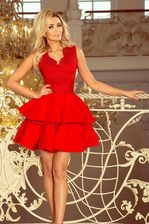 Elegancka Sukienka Aurora Wesele - Czerwona Xs - Ceny i opinie 