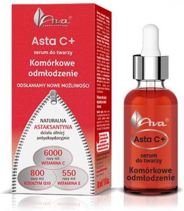 Ava Asta C+ Serum Do Twarzy Komórkowe Odmłodzenie 30 ml
