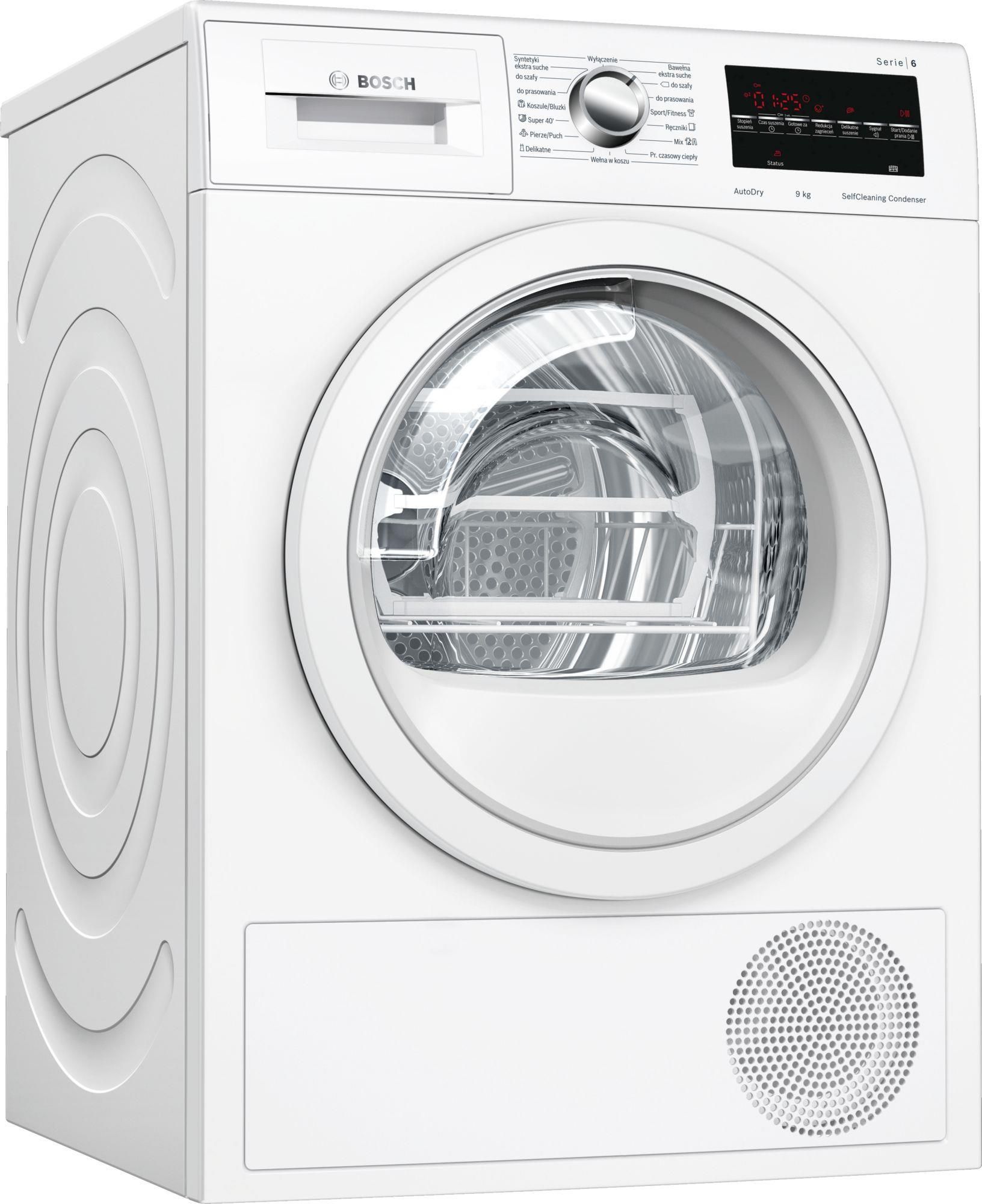 Bosch Trockner Serie 6 Selfcleaning Condenser Reinigen Suszarka Bosch Seria 6 SelfCleaning Condenser WTW8546KPL - Opinie i