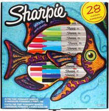 Zdjęcie Sharpie Markery permanentne 1.00mm 28kol Ryba Fine + Ultra Fine (PM5266) - Wałbrzych