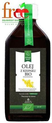 Bio Food Olej Rzepakowy Bio 1L Zielony Nurt
