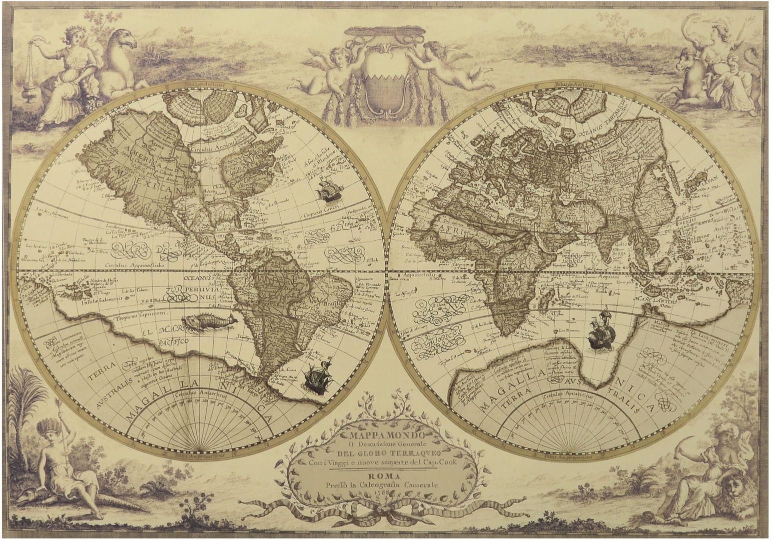 Древняя карта. Старинные географические карты. Старая карта мир.