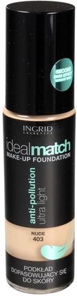 Ingrid Ideal Match Podkład Dopasowujący Się Do Skóry 403 Nude 30 ml