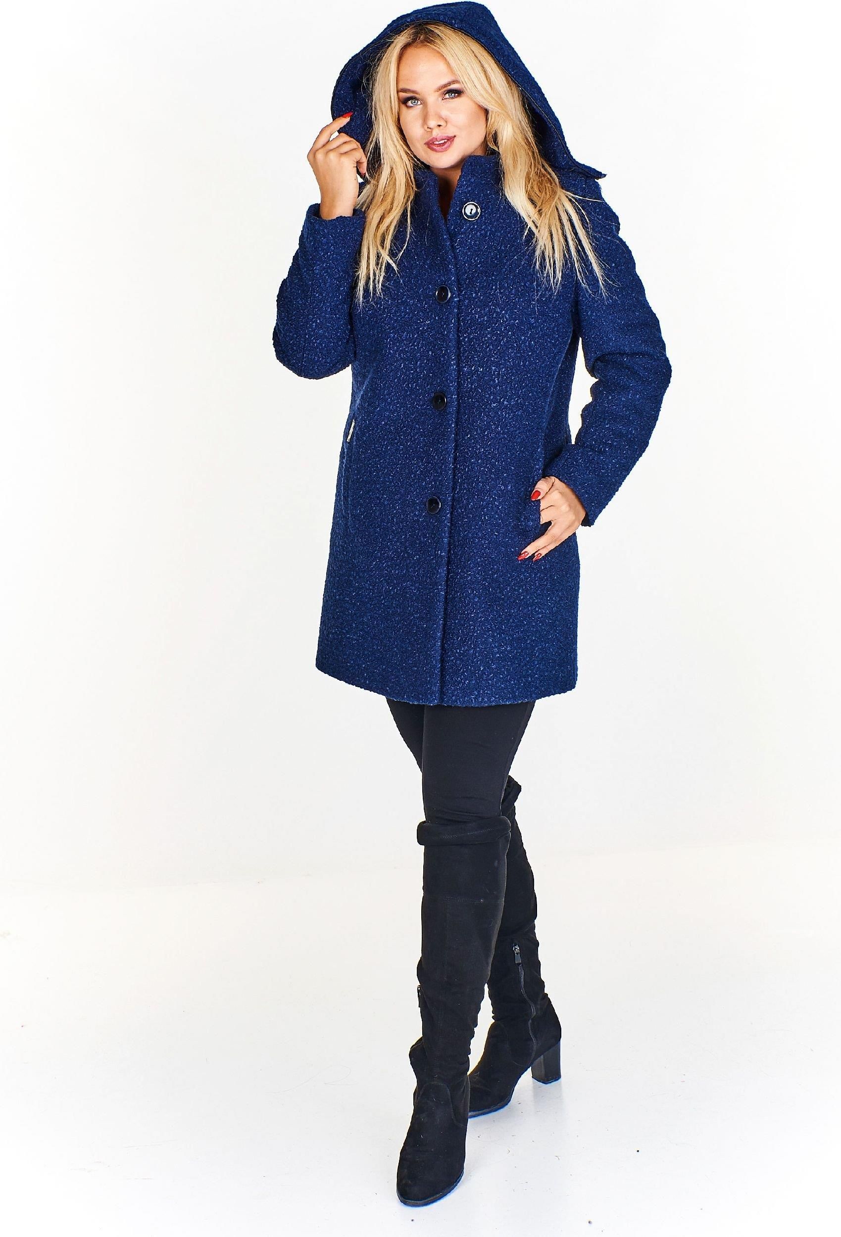 Ptak Moda Płaszcz damski M60134 zapinany na guziki z kapturem granatowy r. 4XL Ceny i opinie Ceneo.pl Ptak Moda Płaszcz damski M60134 zapinany na guziki z kapturem granatowy r. 4XL Ceny i opinie Ceneo.pl