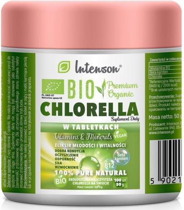 Intenson Bio Chlorella tabl 100G