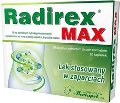Zdjęcie Radirex Max 0,375g 10 kaps. - Pyzdry