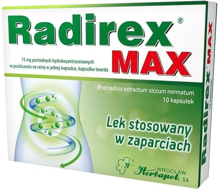 Radirex Max 0,375g 10 kaps.