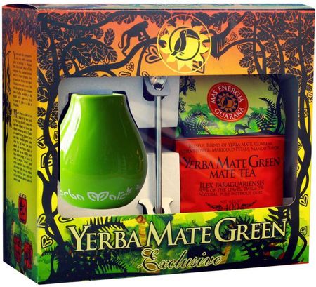 Mate Green Green Zestaw Prezentowy Exclusive Yerba Mate Mas Energia Z 400G