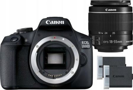 Canon EOS 2000D czarny + 24-105mm