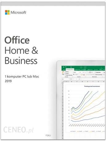 Microsoft Office Home & Business 2019 BOX (do pobrania - klucz w pudełku) T5D-03205
