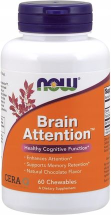 Tabletki Now Foods Brain Attention 60 szt.