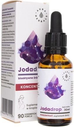 Aura Herbals Jodadrop bioaktywne źródło jodu koncentrat krople 30ml