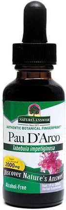 Nature's Answer Pau D’Arco ekstrakt z kory Pau d’Arco bez alkoholu 30ml
