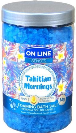 On Line Senses Pieniąca Sól Do Kąpieli Tahitian Mornings 480Ml