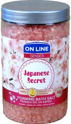 On Line Senses Pieniąca Sól Do Kąpieli Japanese Secret 480Ml