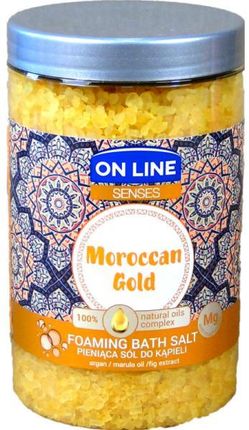 On Line Senses Sól Do Kąpieli Moroccan Gold 480Ml