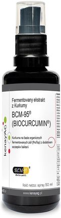 KENAYAG Kurkuma BCM95 fermentowany ekstrakt w sprayu 50ml