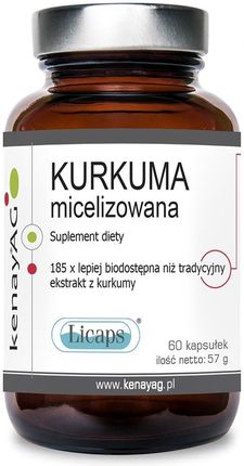 KENAYAG Kurkuma micelizowana Licaps 60 kaps