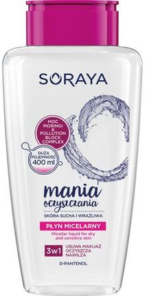 Soraya Mania Oczyszczania Płyn micelarny 3w1 400ml