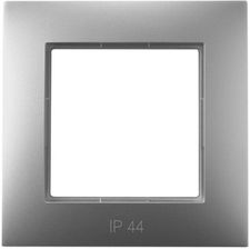 Ospel Aria Ramka Pojedyncza Ip44 Srebrny Rh-1U/18