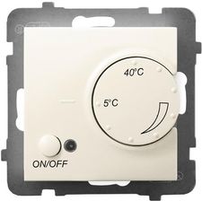 Zdjęcie Ospel Aria Regulator Temperatury Z Czujnikiem Podpodłogowym Ecru Rtp-1U/M/27 - Kęty