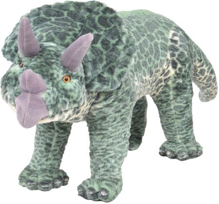 vidaXL Pluszowy Triceratops Stojący Zielony xxl
